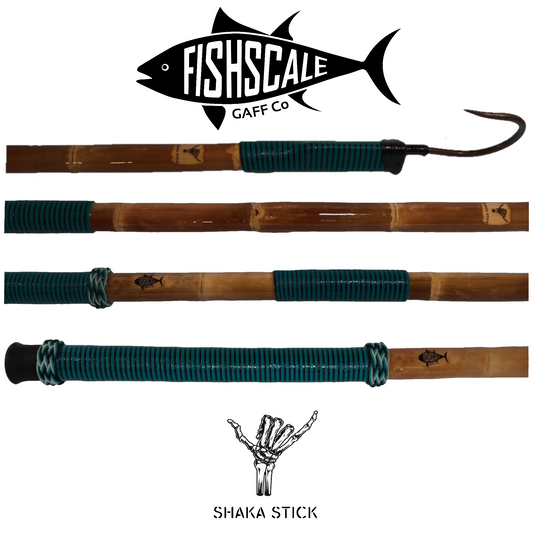 SHAKA STICK x Teal/Black/White with Corrosion-Resistant Smoked Steel Finished Hook